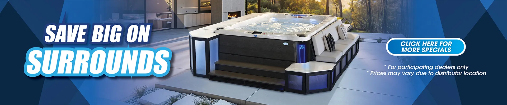 Calspas hot tub being used in a family setting - Medford